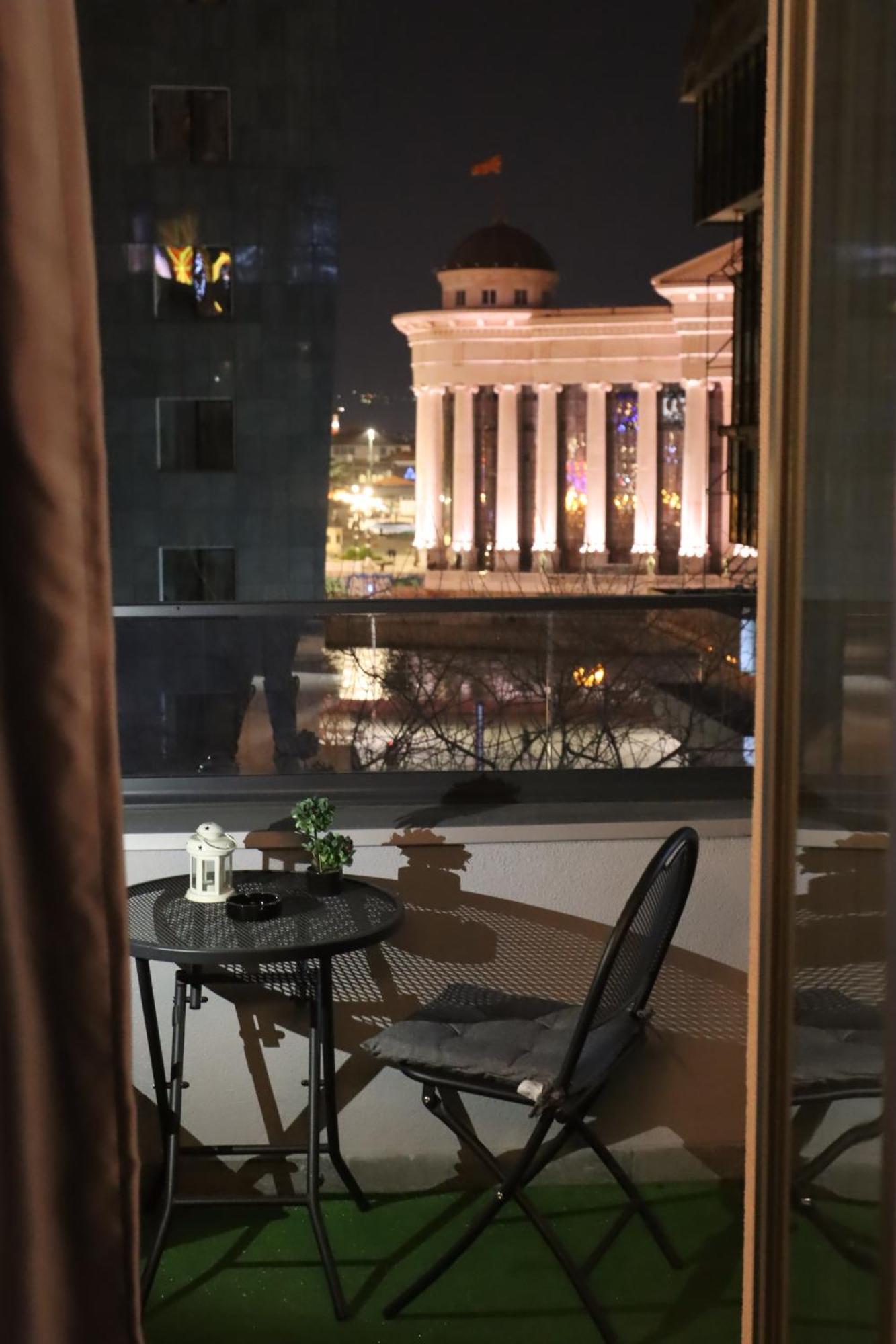 Hotel Macedonia Square Skopje Esterno foto
