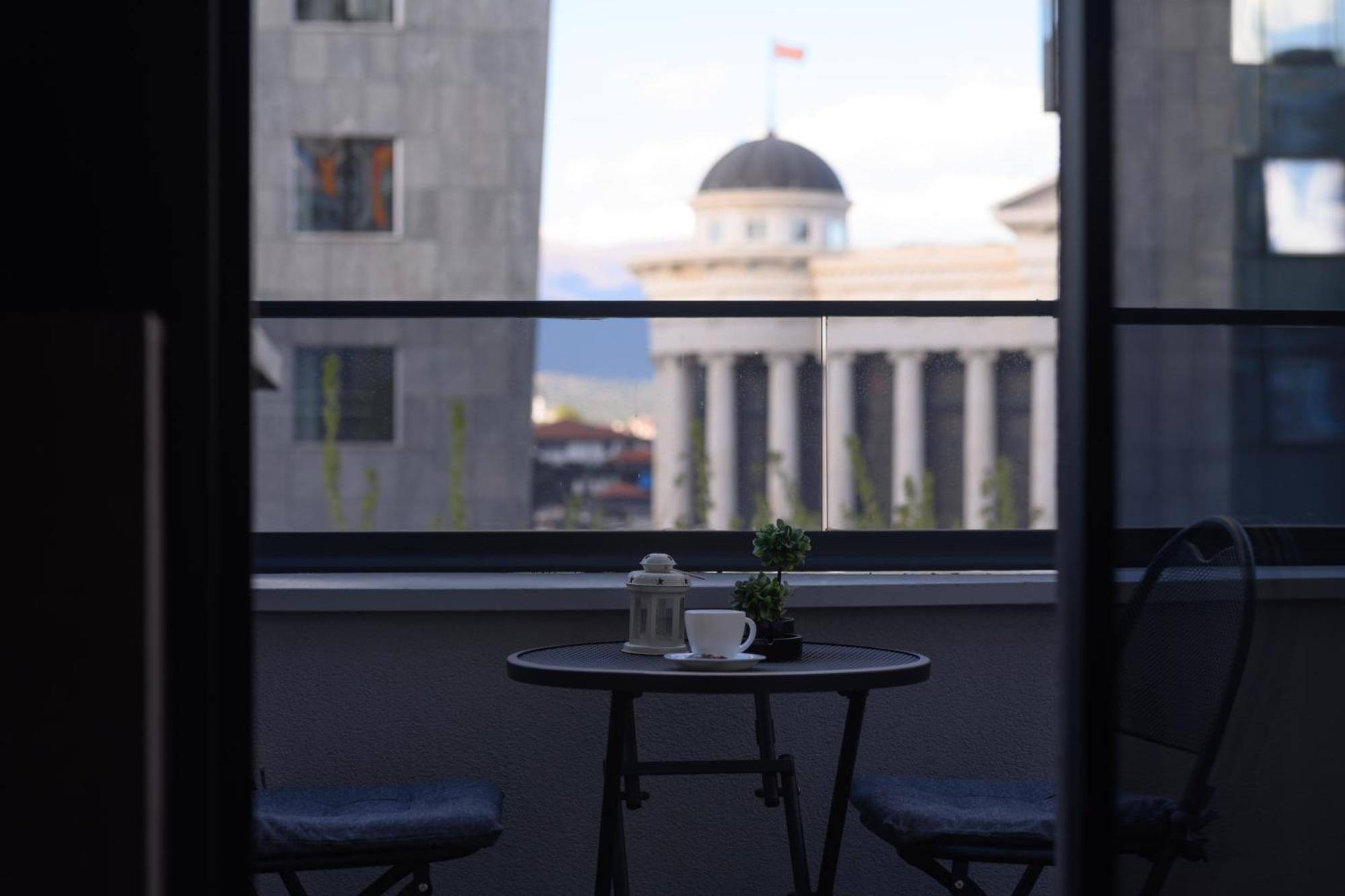 Hotel Macedonia Square Skopje Esterno foto