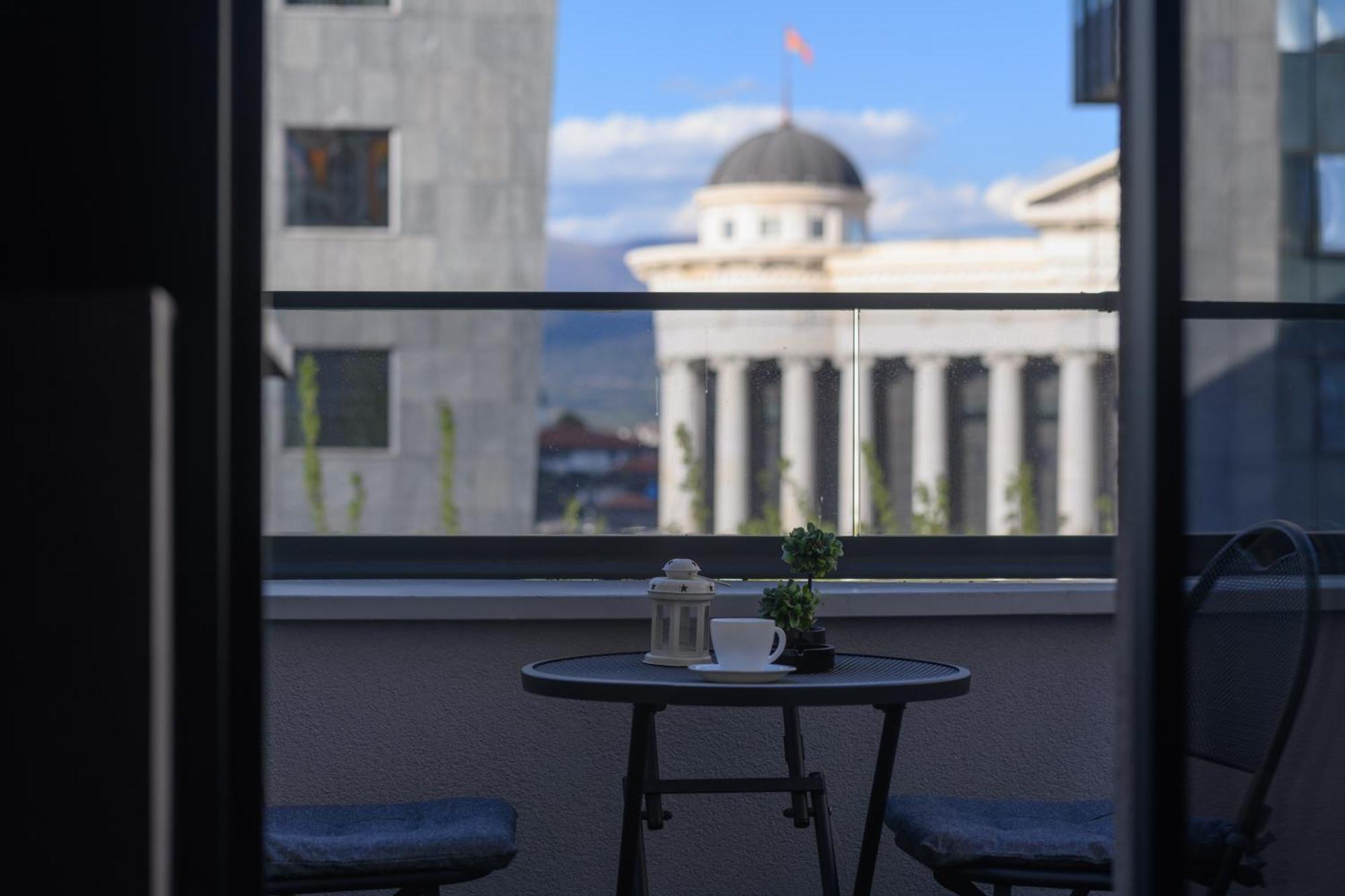 Hotel Macedonia Square Skopje Esterno foto